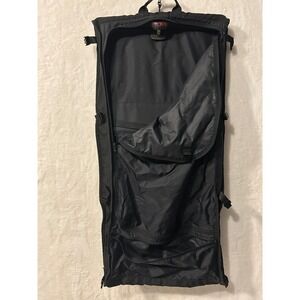 Tumi Black Ballistic Nylon Tri-Fold Garment Bag Travel Suit Carrier Luggage